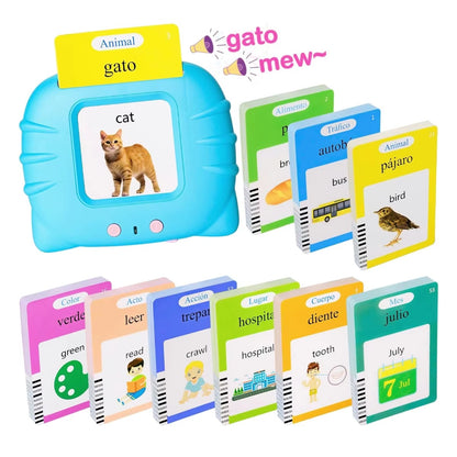 TARJETAS DIDACTICAS BILINGÜE CON SONIDOS (ESPAÑOL - INGLES)
